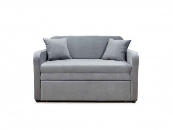 Тахта Маріо велюр темно-сірий 1260x820x830 мм