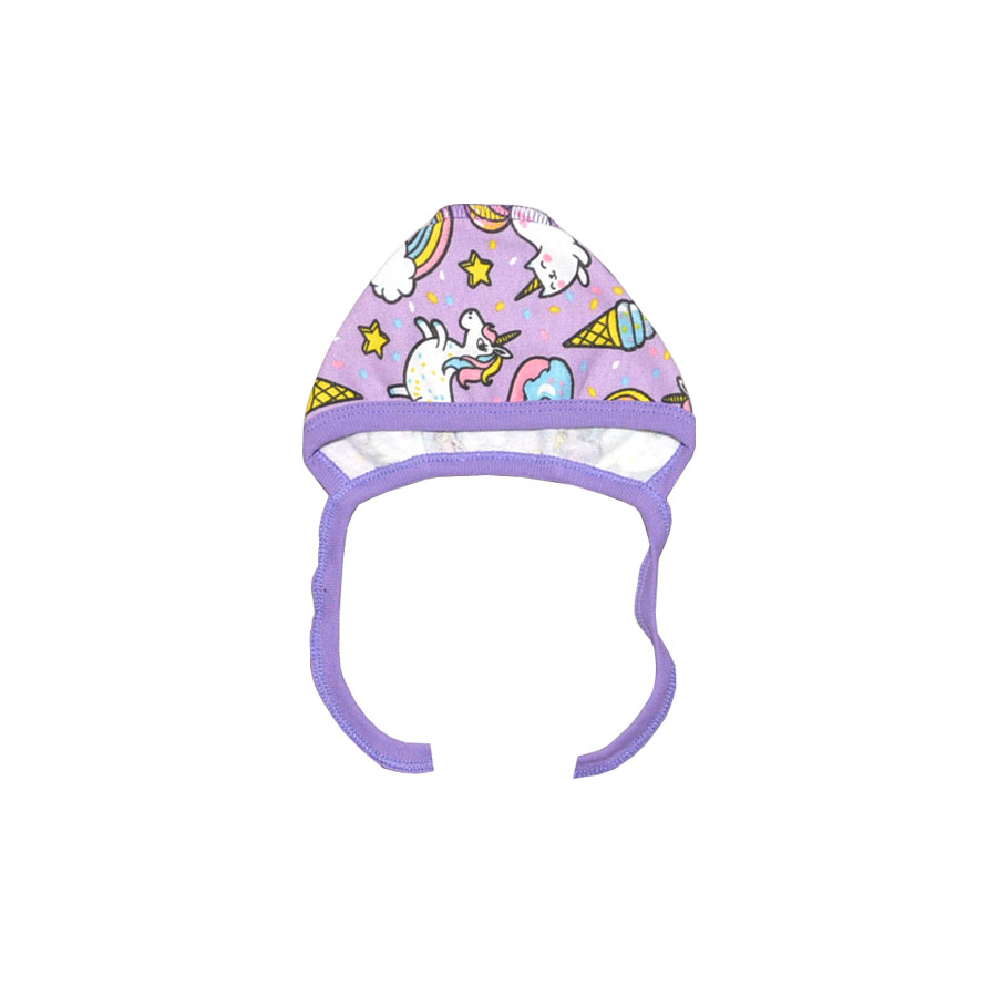 Шапочка детская Blanka Единорожки р.62 фиолетовый 12544