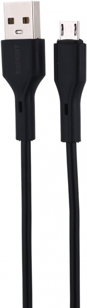 Кабель Expert USB-A to Micro-USB 2А 1 м black
