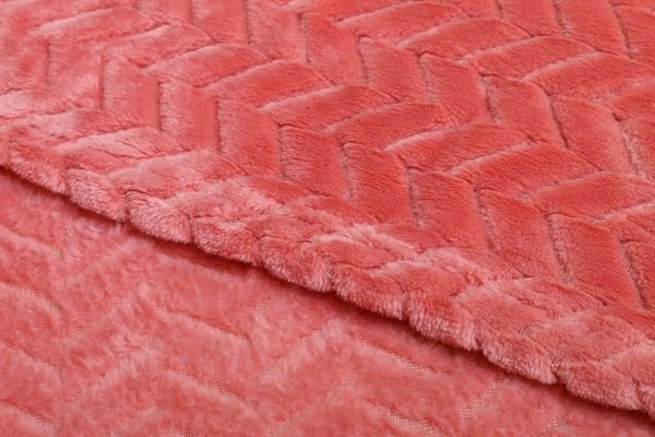 Плед Flannel Plush 160x200 см терракотовый La Nuit 