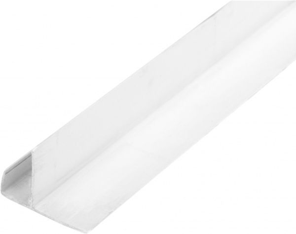 Профиль монтажный ПВХ F-подібний 3 м білий