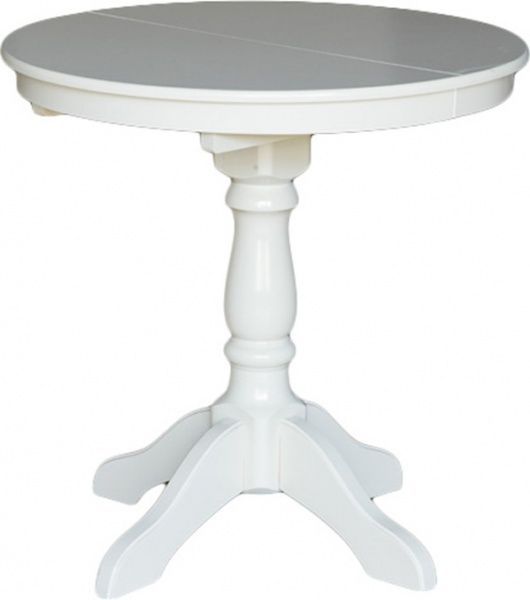 Стіл обідній Чумак-2Е 800(1100)х800х760 мм білий матовий 