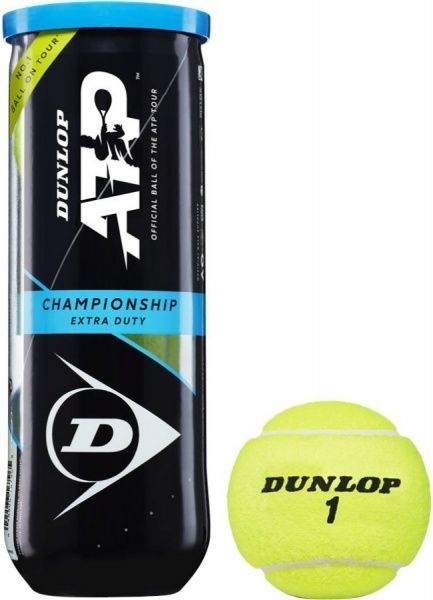 Мячи для большого тенниса Dunlop ATP Championship 601332 3 шт./уп. 