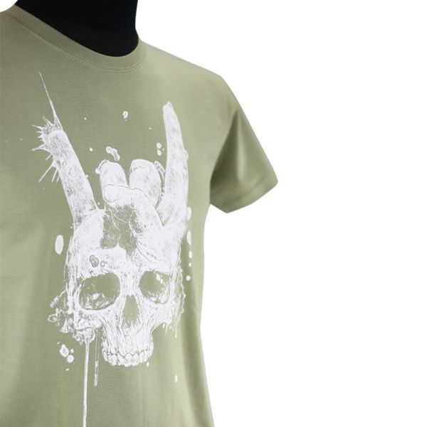 Футболка чоловіча Sol's Imperial 190 Череп 11500268/91XXL р.XXL хакі