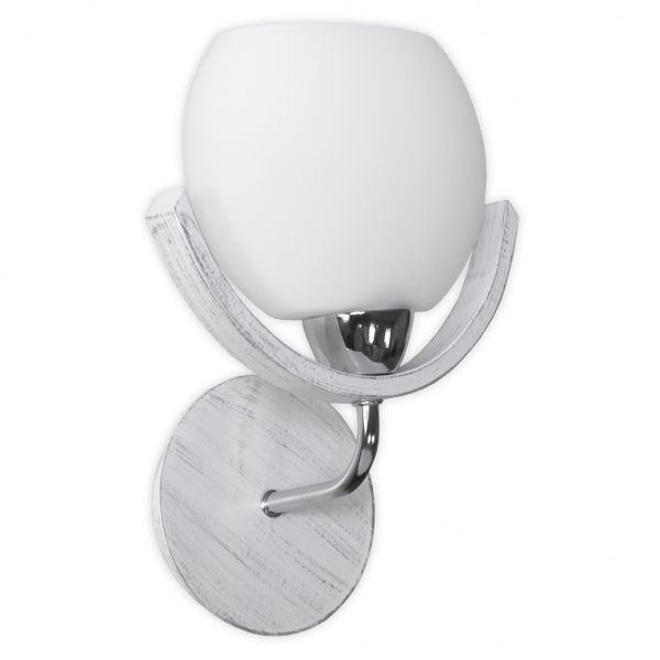 Бра Hopfen Konig 1x60 Вт E14 белый 