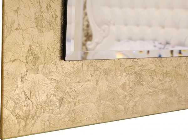 Зеркало Бусел поталь 970x970 мм золотой 