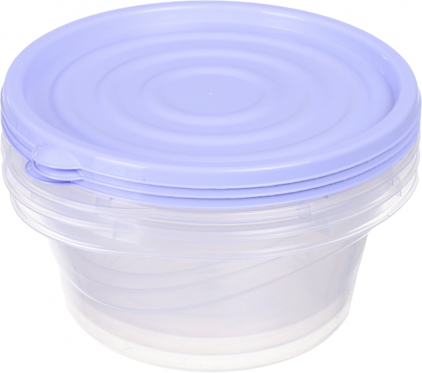 Набір контейнерів Омега 3 шт. круглий 1,75 л Алеана