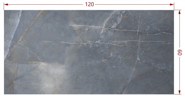 Плитка Cerossa Ceramica Ponza Blue 120x60 