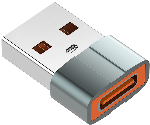 Перехідник ColorWay Type-C to USB-A (CW-AD-CA) сріблястий (CW-AD-CA) 