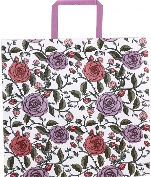 Пакет бумажный 320х150х300 белый с ручками