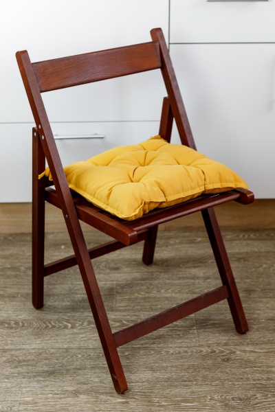 Подушка на стул Sun 40х40 см охра Прованс