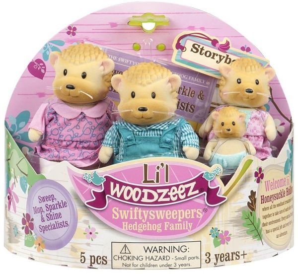 Ігровий набір Li'l Woodzeez Сім'я Їжаків 6002M 