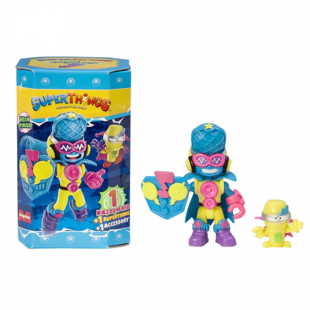 Фігурка-сюрприз колекційна SuperThings Neon Power Казум Кід PST11D066IN00