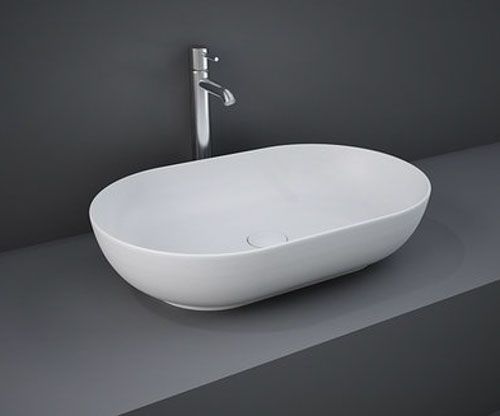 Умивальник R.A.K. на столешню FEELING 55 см білий матовий