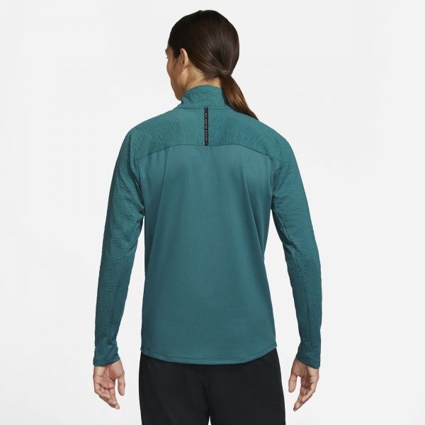 Джемпер Nike NK RN DVN DF ELEMENT TOP HZ DA0430-393 р. 2XL зеленый