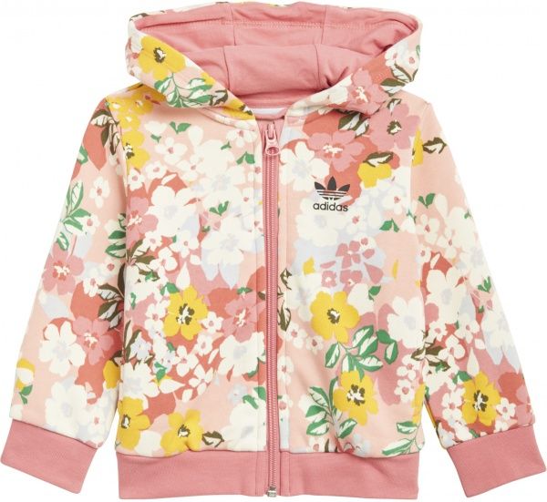 Спортивний костюм Adidas HOODIE SET FZ GN2257 р. 86 рожевий