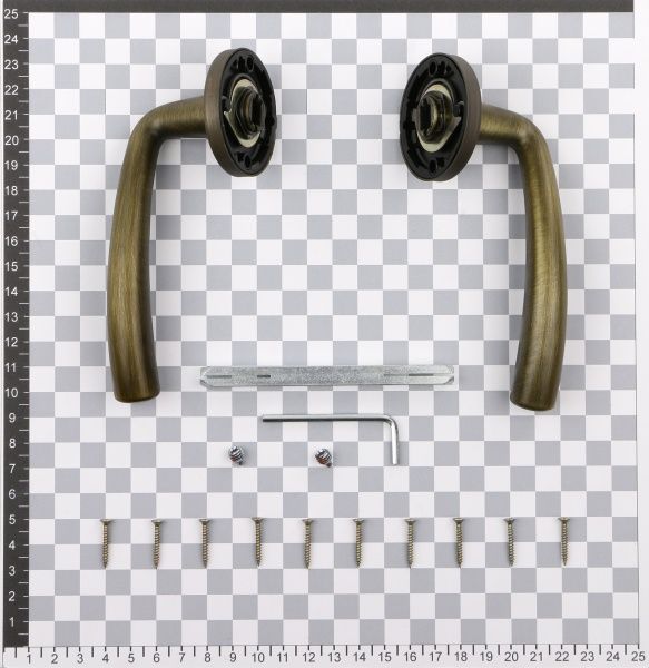 Ручка на планці Fimet HORNET 145-273 F.03 бронзовий