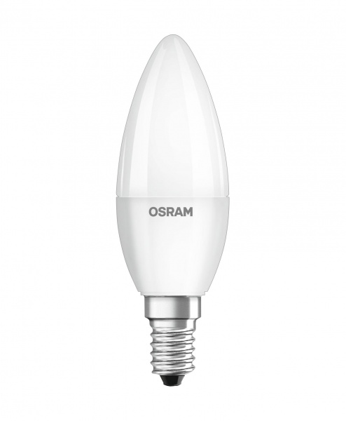 Лампа светодиодная Osram Antibacterial 7 Вт B40 матовая E14 220 В 4000 К LCC CLB 7,5W 840 