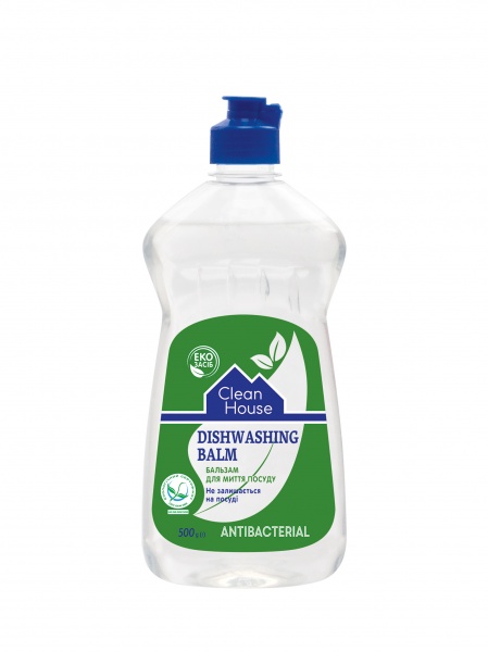 Бальзам для ручного мытья посуды Clean House Антибактериальный 0,5 кг