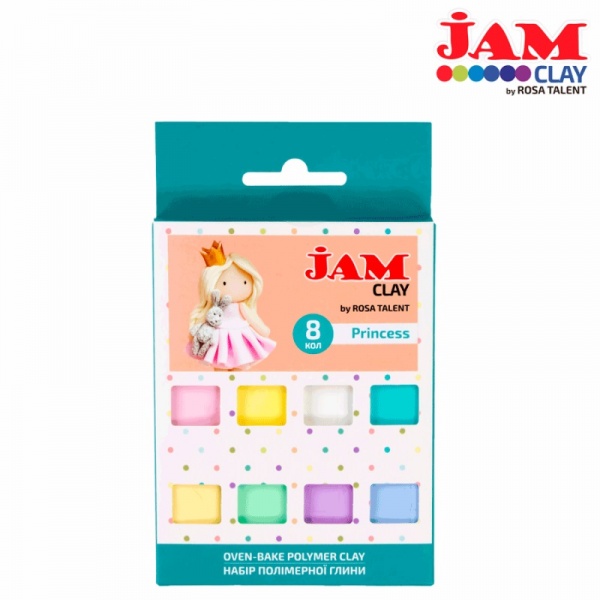 Набор пластики Jam Clay Princess 8х20 г 