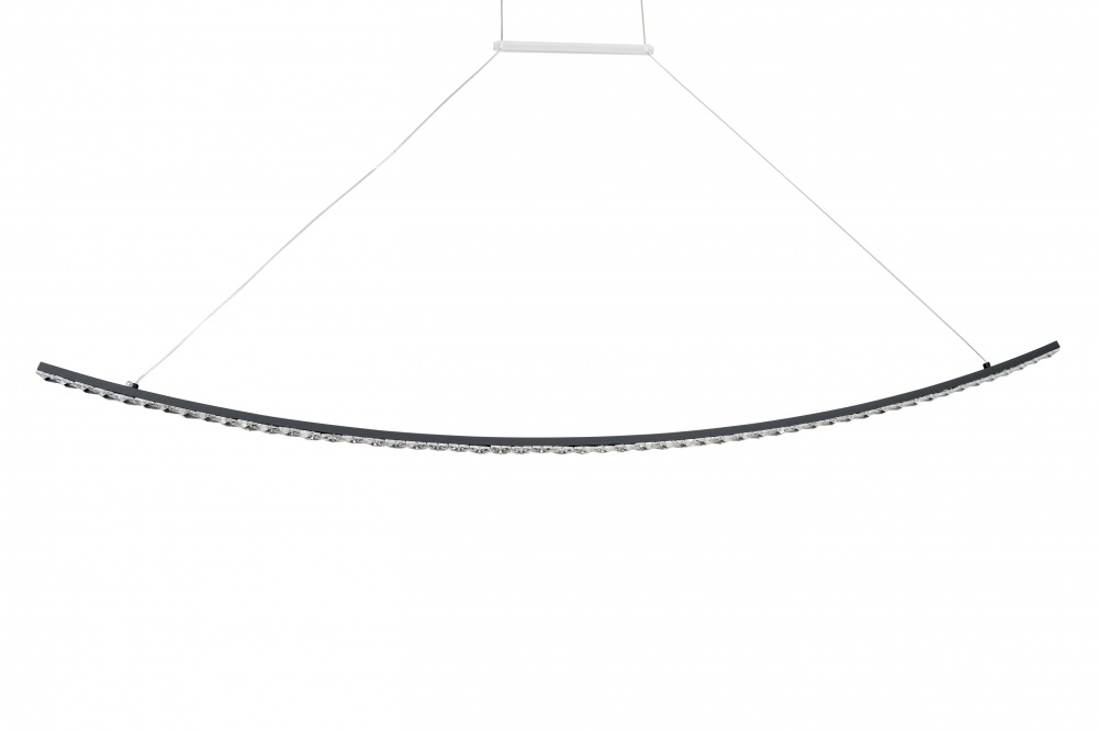 Люстра підвісна Berger 1x25 Вт LED-модуль чорний 7020-PL-25 Black