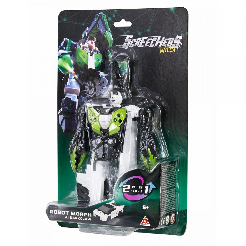 Робот-трансформер Alpha Group Screechers Wild! S5 Дарккло 1:32 EU686154