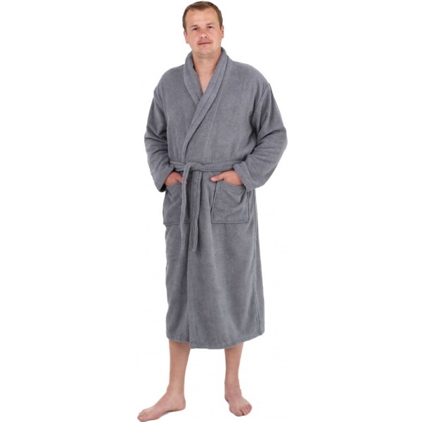 Халат махровий чоловічий Ideal р. L сірий
