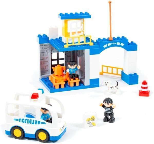 Конструктор строительный Полесье Полицейский участок 77554