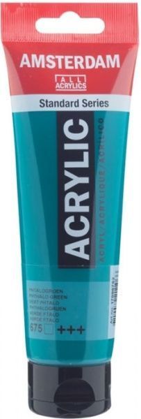 Краска акриловая № 675 Зеленая 120 мл Amsterdam Standart Royal Talens