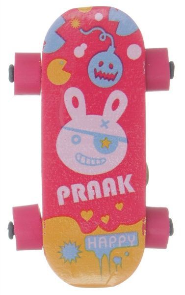 Гумка Скейт рожевий