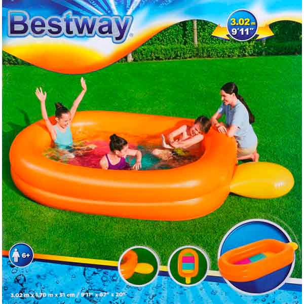 Бассейн надувной Bestway Popsicle 302x170x51 см