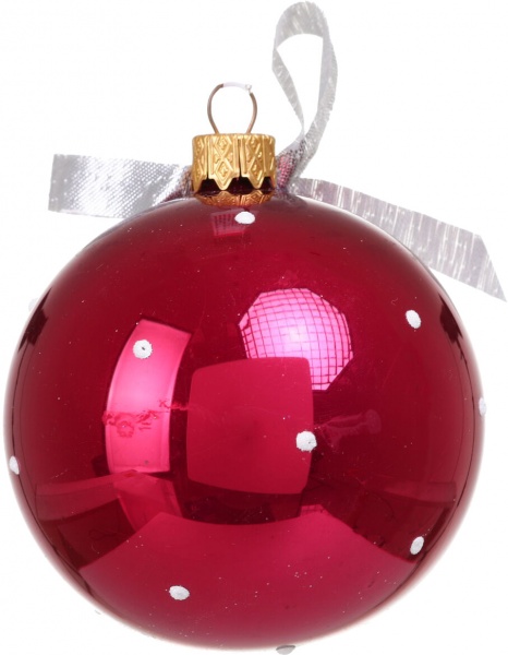 Шар новогодний Символ года-декупаж d 80 мм в ассортименте