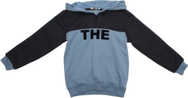 Свитшот ALG для мальчика р.134 серо-черный 39553 