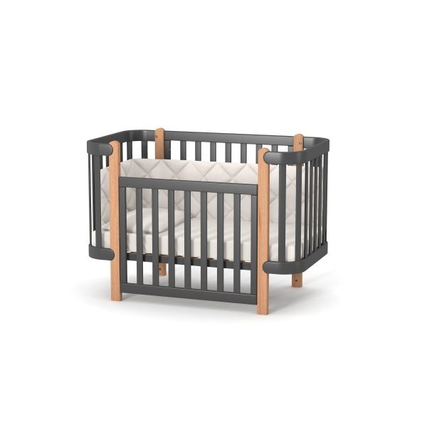 Ліжечко дитяче Veres ЛД 5 Монако темно-сірий 05.3.1.21.16