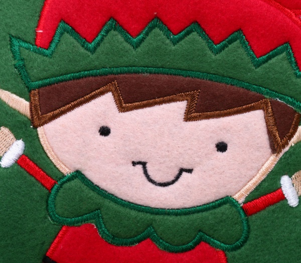 Декорация новогодняя La Nuit сапожок Мальчик Эльф 43х25 см CT1902/boy 