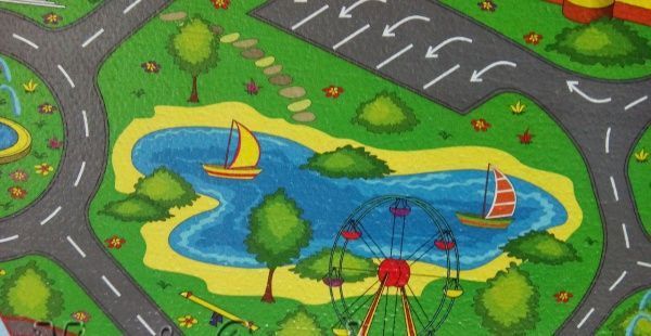 Игровой коврик Verdani KinderPol Городок ХL