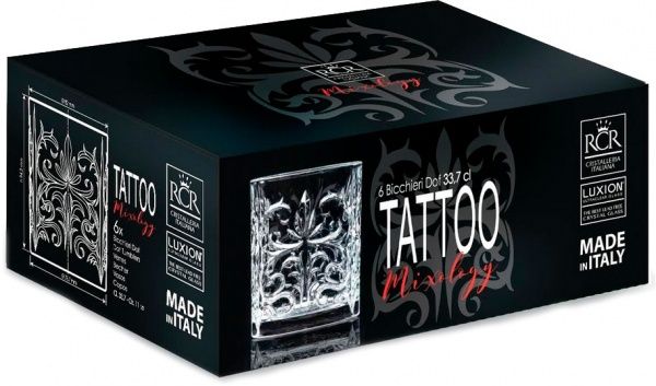 Набор стаканов низких Tattoo 335 мл 6 шт. 26244020006 335 мл 6 шт. RCR 