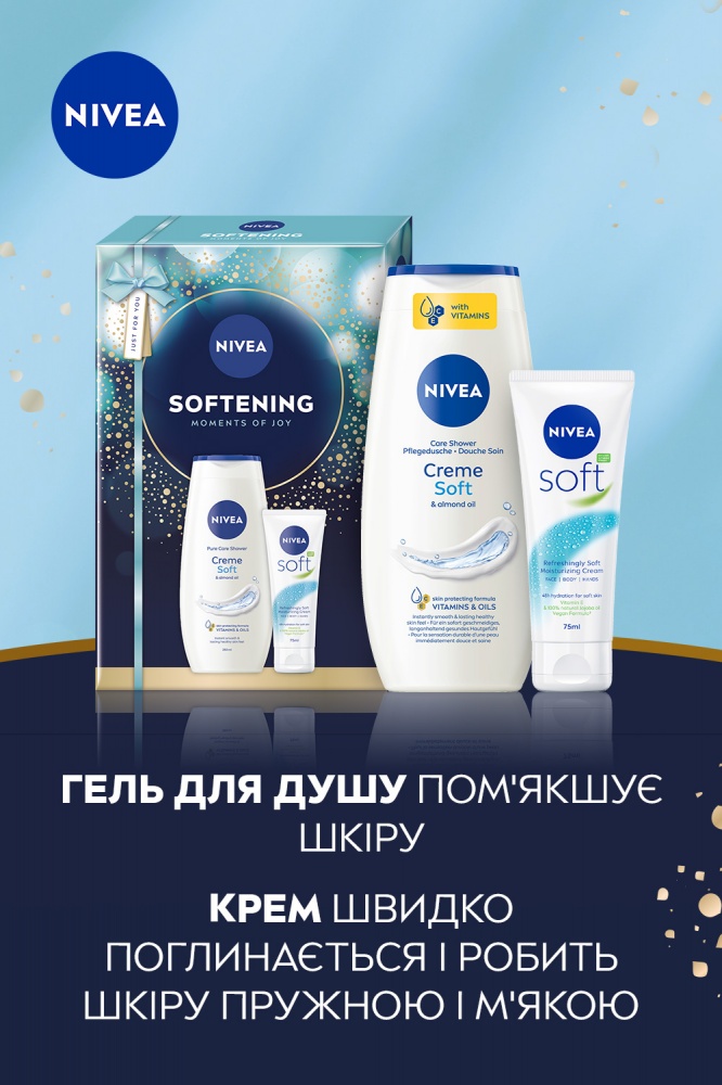 Подарочный набор для женщин Nivea SOFTENING