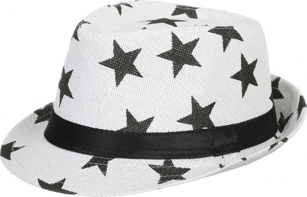 Шляпа Stars one size белый