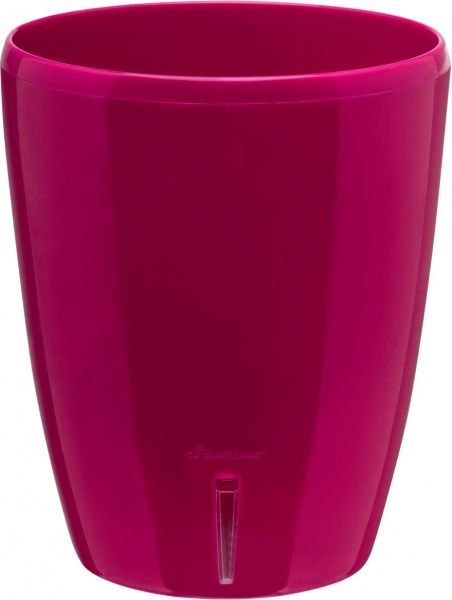 Вазон пластиковый Santino Орхидея TWIN круглый 1,3л пурпурный 