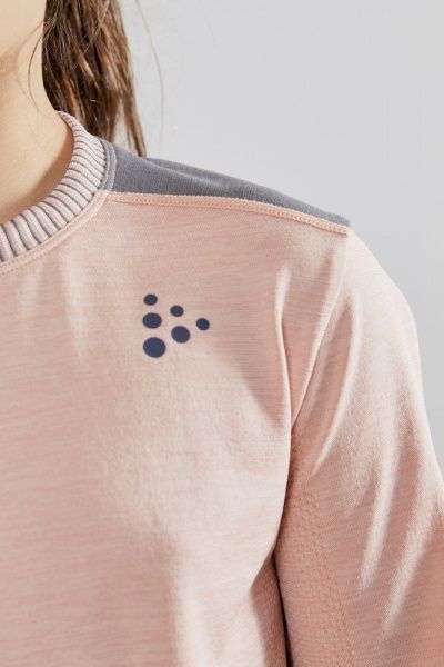 Термофутболка Craft Fuseknit Comfort RN LS Junior 1906633-704975 134/140 розовый