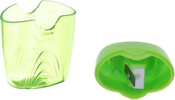 Точилка с прозрачным контейнером зеленая Nota Bene