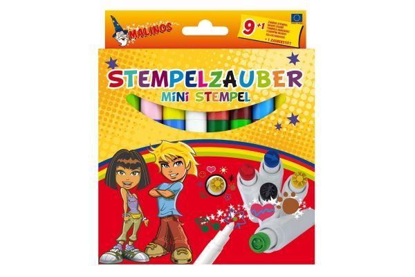 Набор штампов Malinos Stempelzauber 9+1 MA-300008