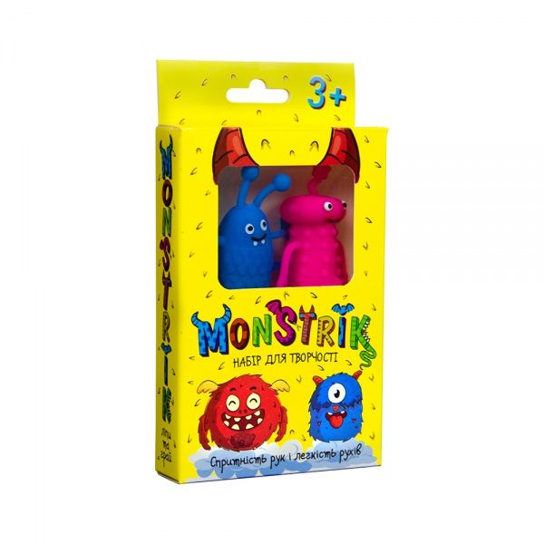 Набор массы для лепки Strateg Monstrik (укр.) в ассортименте 71823