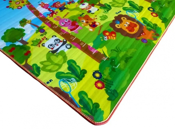Игровой коврик Lanor Алфавит англ./Панда 200х180х1 см