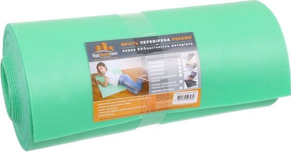 Подложка изоляционная Verdani зеленая 0,5x10 м 3 мм