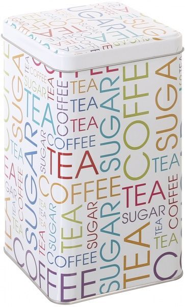 Банка с крышкой Coffee White 18x10,5 см