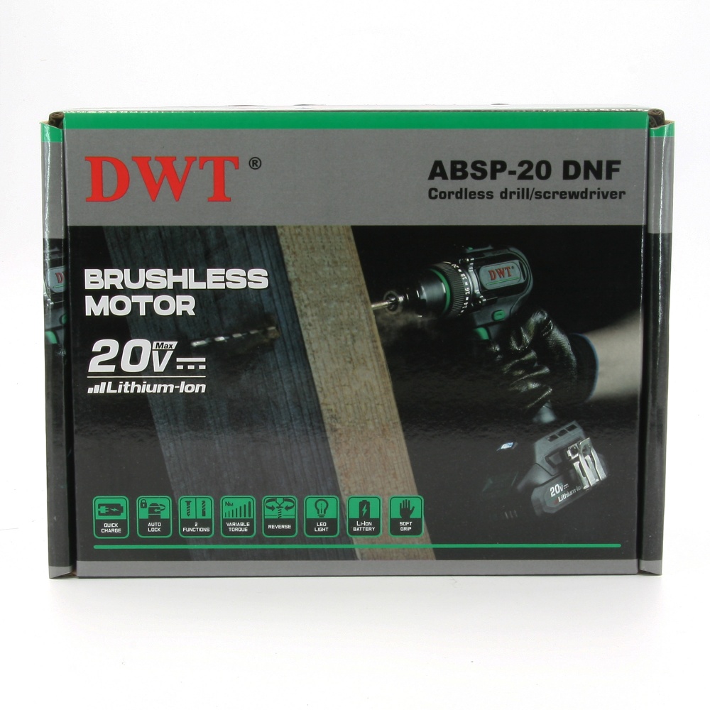 Шуруповерт акумуляторний DWT ABSP-20 DNF ABSP-20 DNF