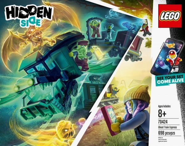 Конструктор LEGO Hidden Side Примарний потяг-експрес 70424