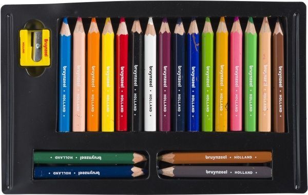 Набір олівців 20 кольорів + чинка для олівців Bruynzeel Bruynzeel
